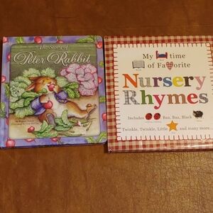 2 hard cover books for early readers.